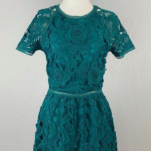 Urban Outfitters Saylor Valencia green dress Sz S